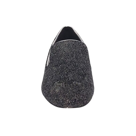 Marc Fisher Women Abree Studded Heel Slip On Loafers Size US 9M Black/Pewter - Picture 4 of 6